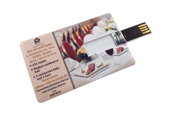 High quality full color RFID Card with USB Flash Drive
