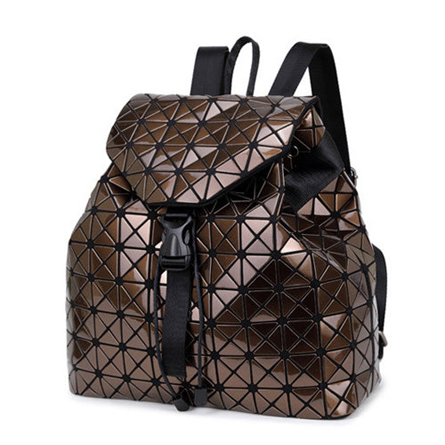 Women Drawstring Bag Holographic Backpack