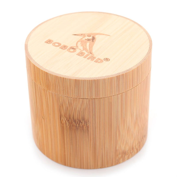 BOBO BIRD Natural Bamboo Watch With Genuine Leather Band + FREE UV Bamboo sunglases Gift