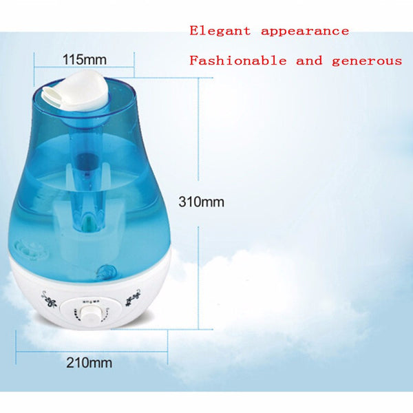 360° Rotable Cool Mist Aroma Ultrasonic Humidifier