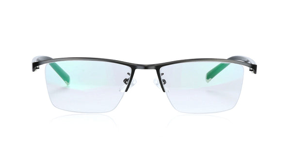 Photochromic Reading Glasses Men Half Rim Titanium alloy-Perfect for outdoors!!